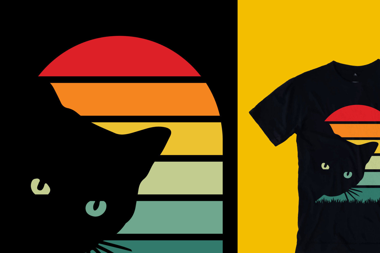 Cat-Themed Novelty T-Shirts