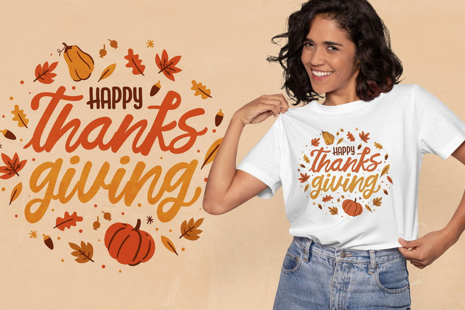 Thanksgiving-Themed Novelty T-Shirts